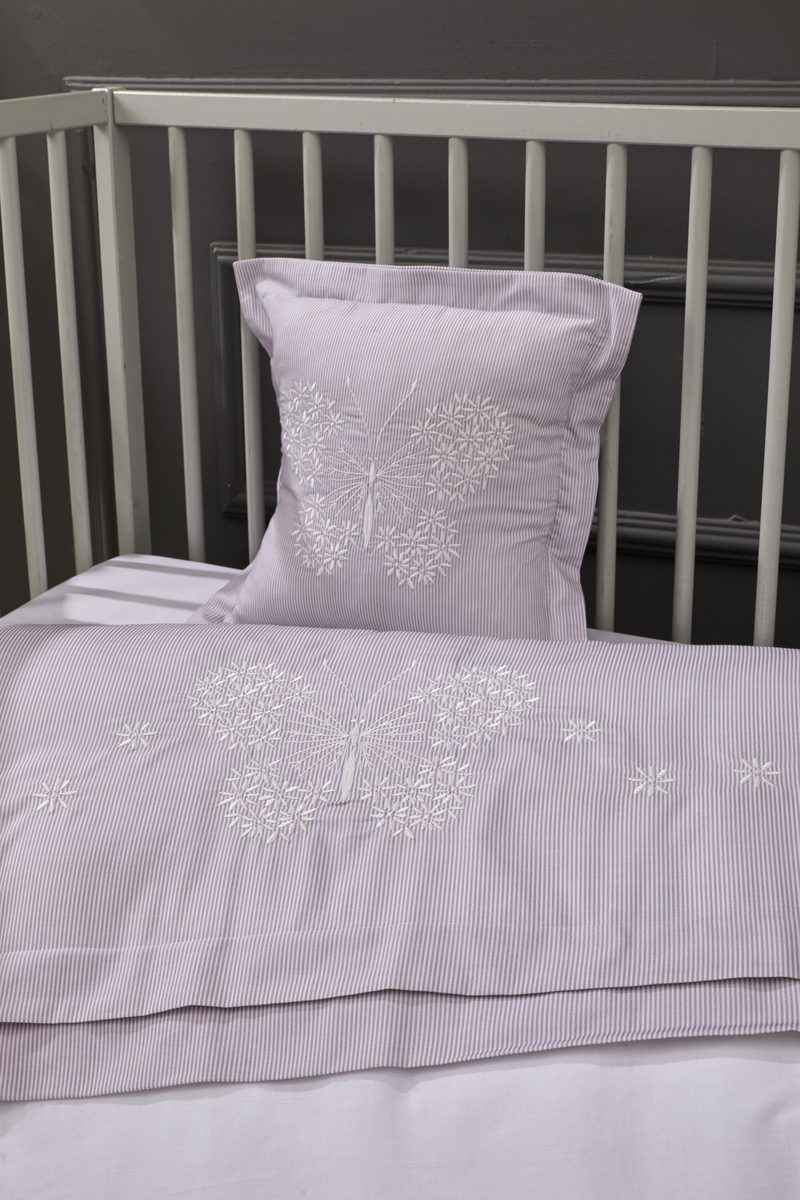 Butterfly Nakışlı Pamuk Nevresim Takımı 5