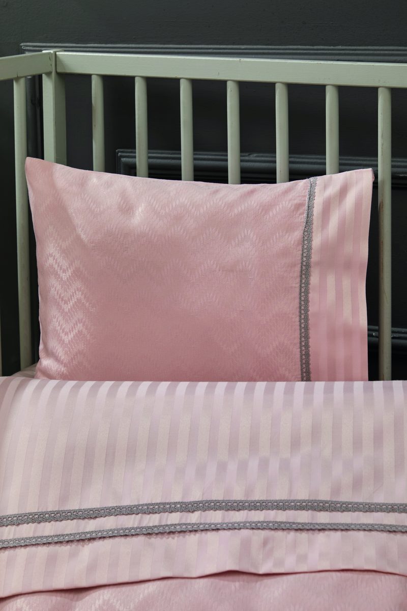 Elegant Çizgili Bambu Nevresim Takımı 13