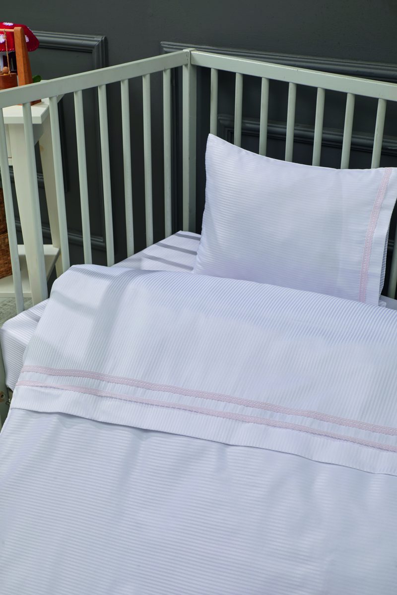 Elegant Çizgili Bambu Nevresim Takımı 7