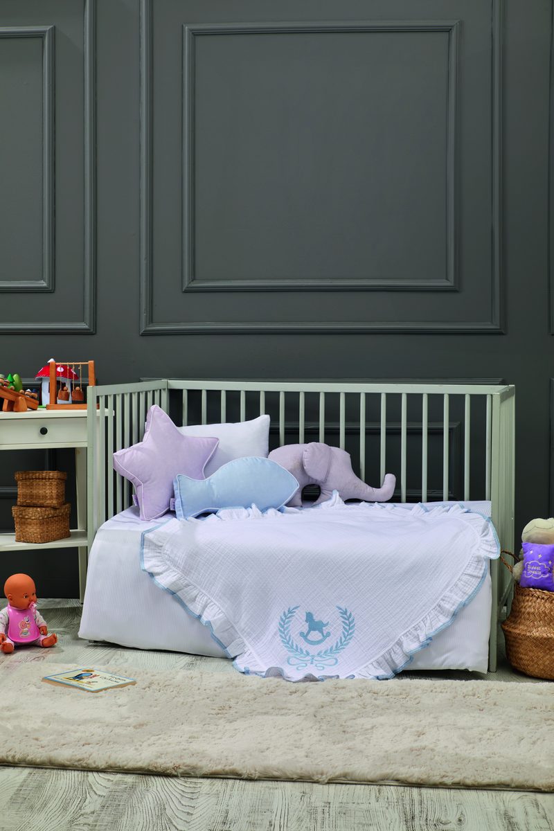 Lucky Colt Nakışlı Müslin Battaniye